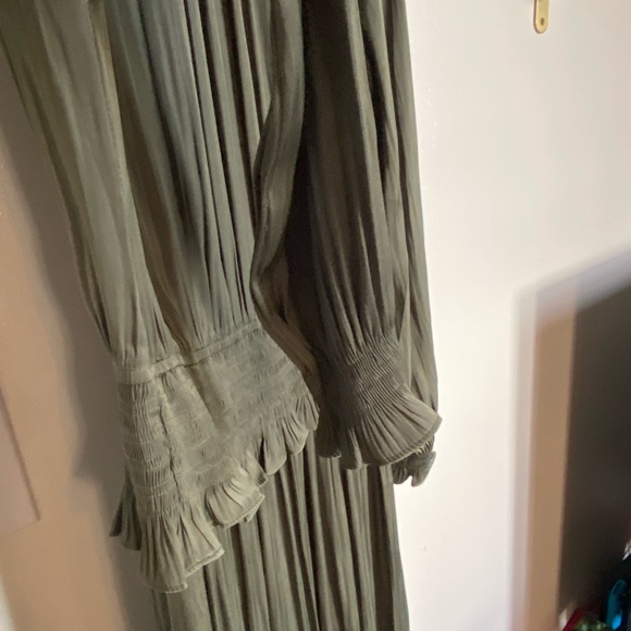 Azóe Green Peasant-Style Dress | Small - Picture 7 of 7